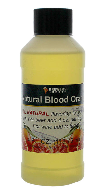 Brewers Best Blood Orange Flavoring for Beer & Wine, All Natural, 4 oz, Multicolor, Model 3796