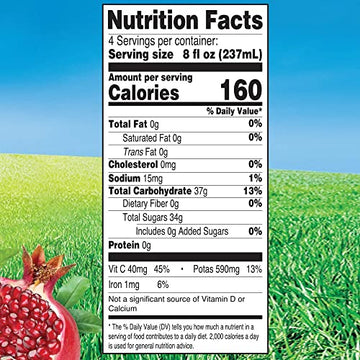 Langers 100% Pomegranate Juice, 32 Fl Oz (Pack of 6)