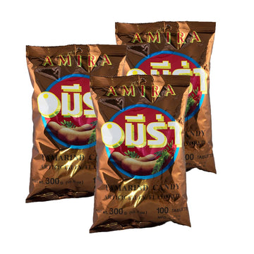Amira - Tamarind Candy - 100 Pieces Per Bag 300G (10.5Oz) - Pack Of 13
