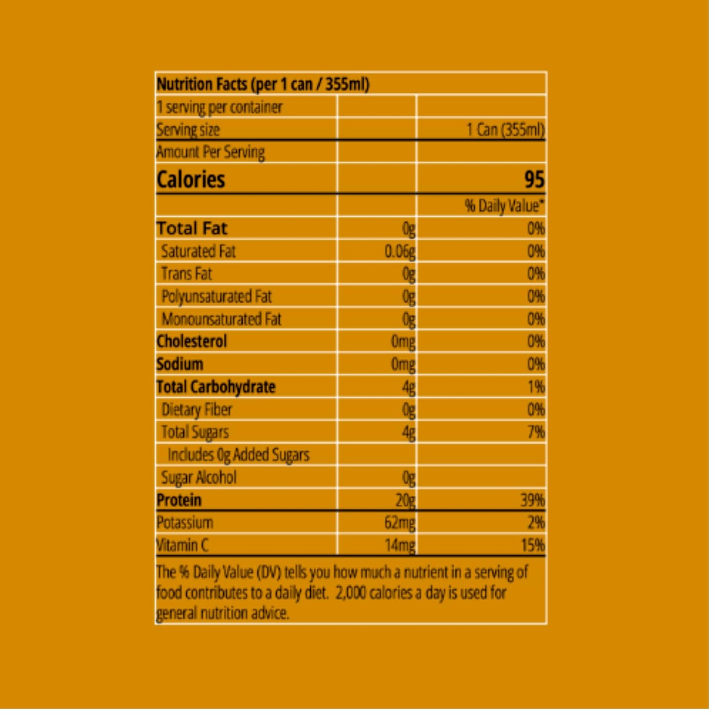 MYND Orange Mango Sparkling Protein Water, 20g Whey Protein, 12 pack