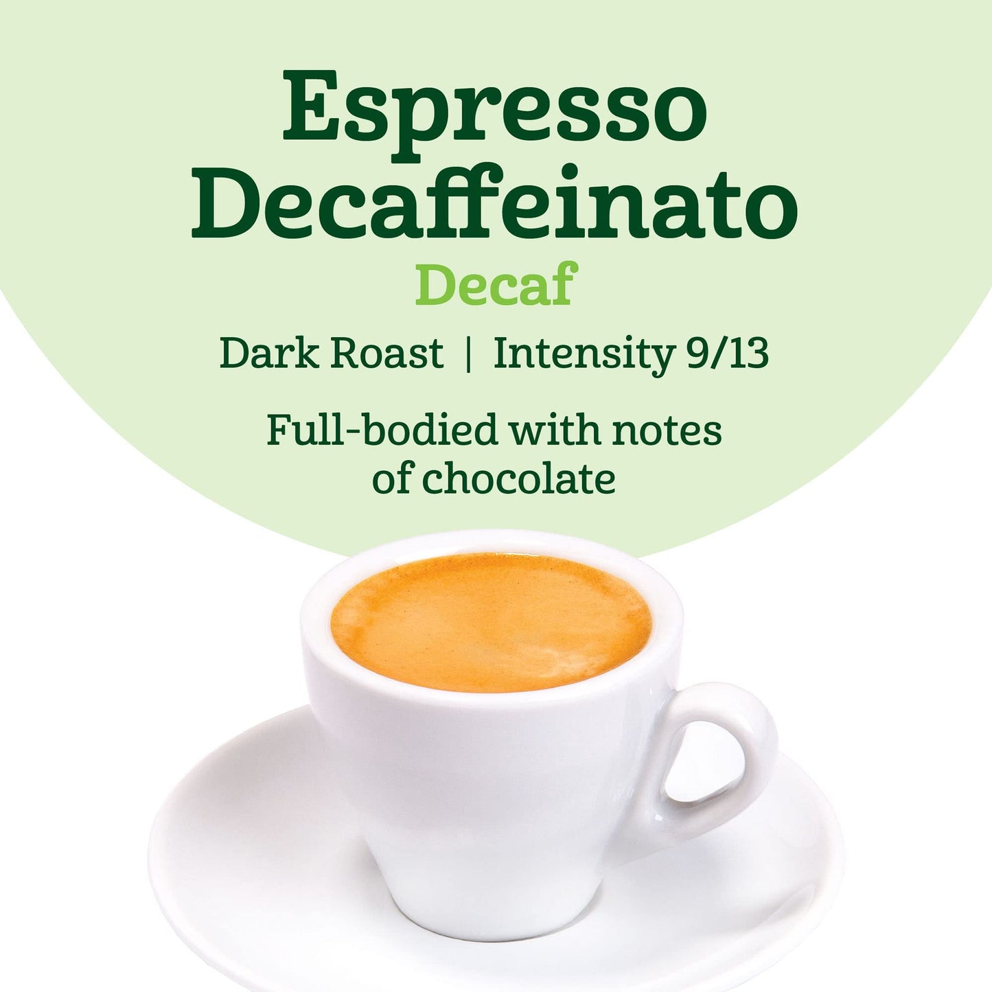 large online retailer Fresh Espresso Decaffeinato Dark Roast Aluminum Capsules  Compatible with Nespresso Original malt-inspired  Intensity 9/13  50 Count (5 Packs of 10)