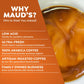 Mauds Decaf Pumpkin Spice Flavored Coffee Pods, 18 ct, Medium Roast Flavored Coffee in Recyclable Single Serve Pods - 100% Arab