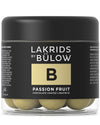 Lakrids By Blow - B - Passion Fruit - 4.41 Oz - Chocolate Coated Gourmet Licorice - Authentic Scandinavian Candy Produced In Den