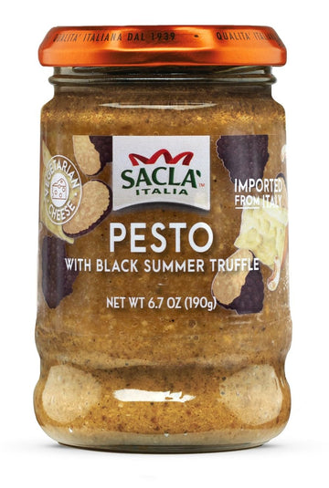 Sacla Pesto With Black Summer Truffle 6.7 Oz