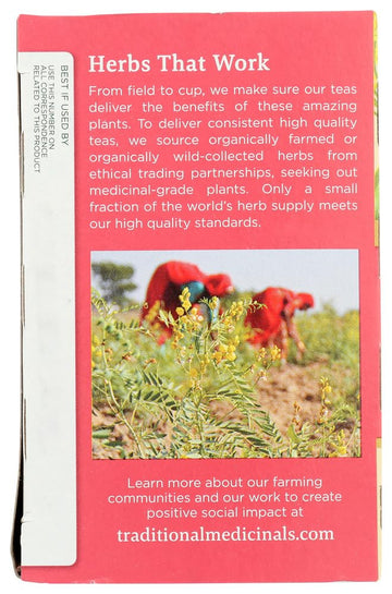Traditional Medicinals Organic Mothers Milk Herbal Tea, Promotes Healthy Lactation, (Pack Of 12) - 192 Tea Bags Total
