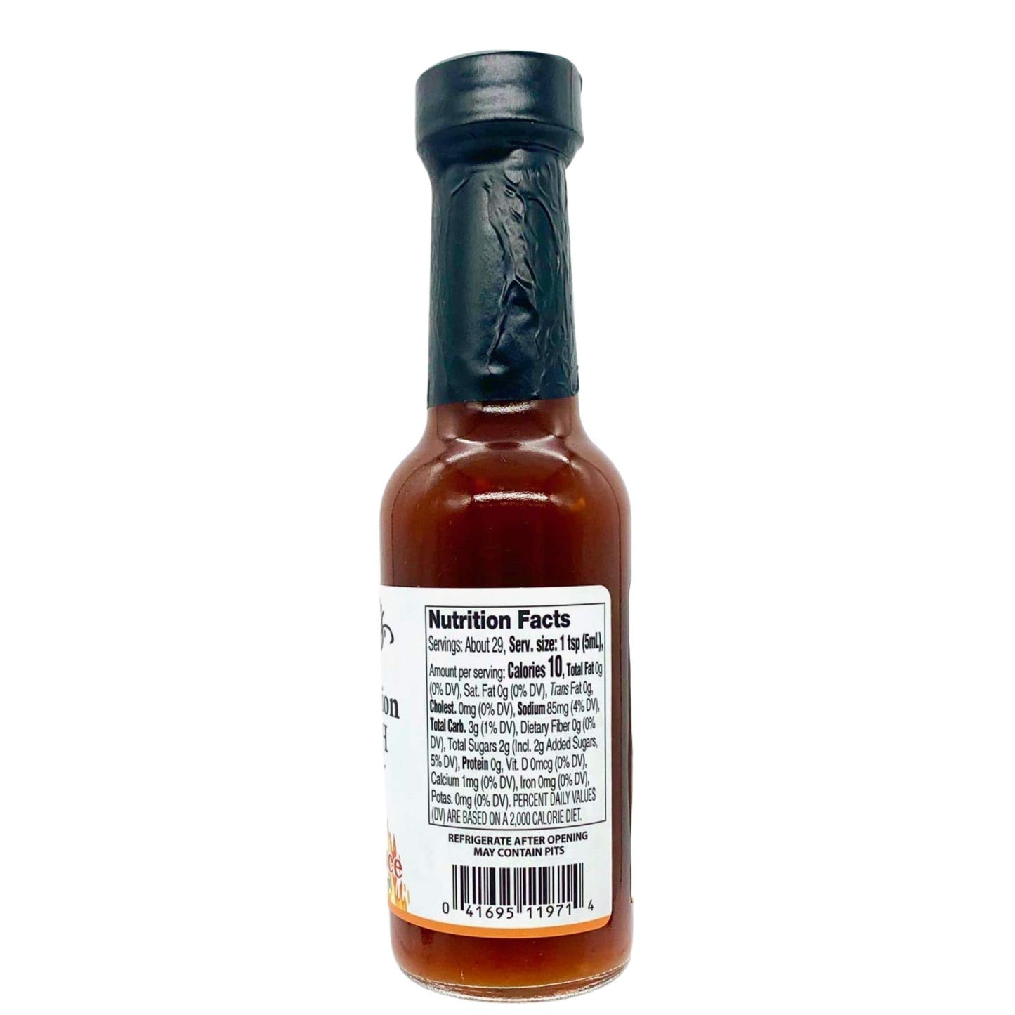 Braswells Vidalia Onion Peach Hot Sauce - Sweet & Spicy Flavor, 5 oz Bottle