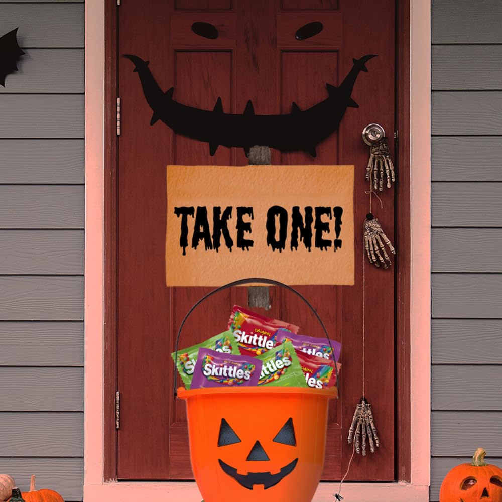 Skittles Original, Skittles Wild Berry & Skittles Sour Fun Size Chewy Candy Variety Pack, Party Size, 26.46 Oz Bulk Bag