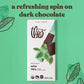 Theo Chocolate Dark Chocolate Mint Bar 3 Oz -Pack Of 12