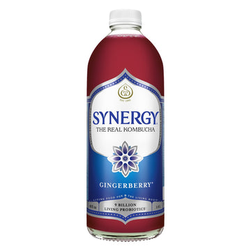 Synergy The Real Kombucha, Gingerberry - 48oz
