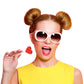 Fruidles Mini Heart Shaped Lollipops, Strawberry Flavor, 5g Each, 60 Lollipops, Individually Wrapped