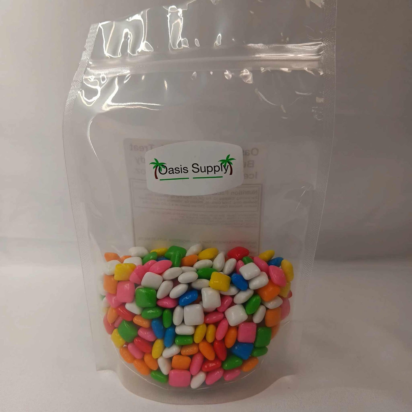 Oasis Supply Candy Crunch Toppings for Desserts, Bubble Gum Bits, 8 Ounce Pack