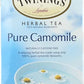Twinings Pure Camomile Tea - Herbal Tea Bags, 60 Count (3x20 Bags)