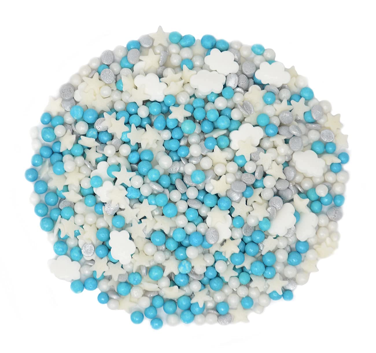 Mystic Sprinkles Baby Shower Sprinkle Mixes (Baby Boy Dreams Sprinkle Mix 3.7Oz)