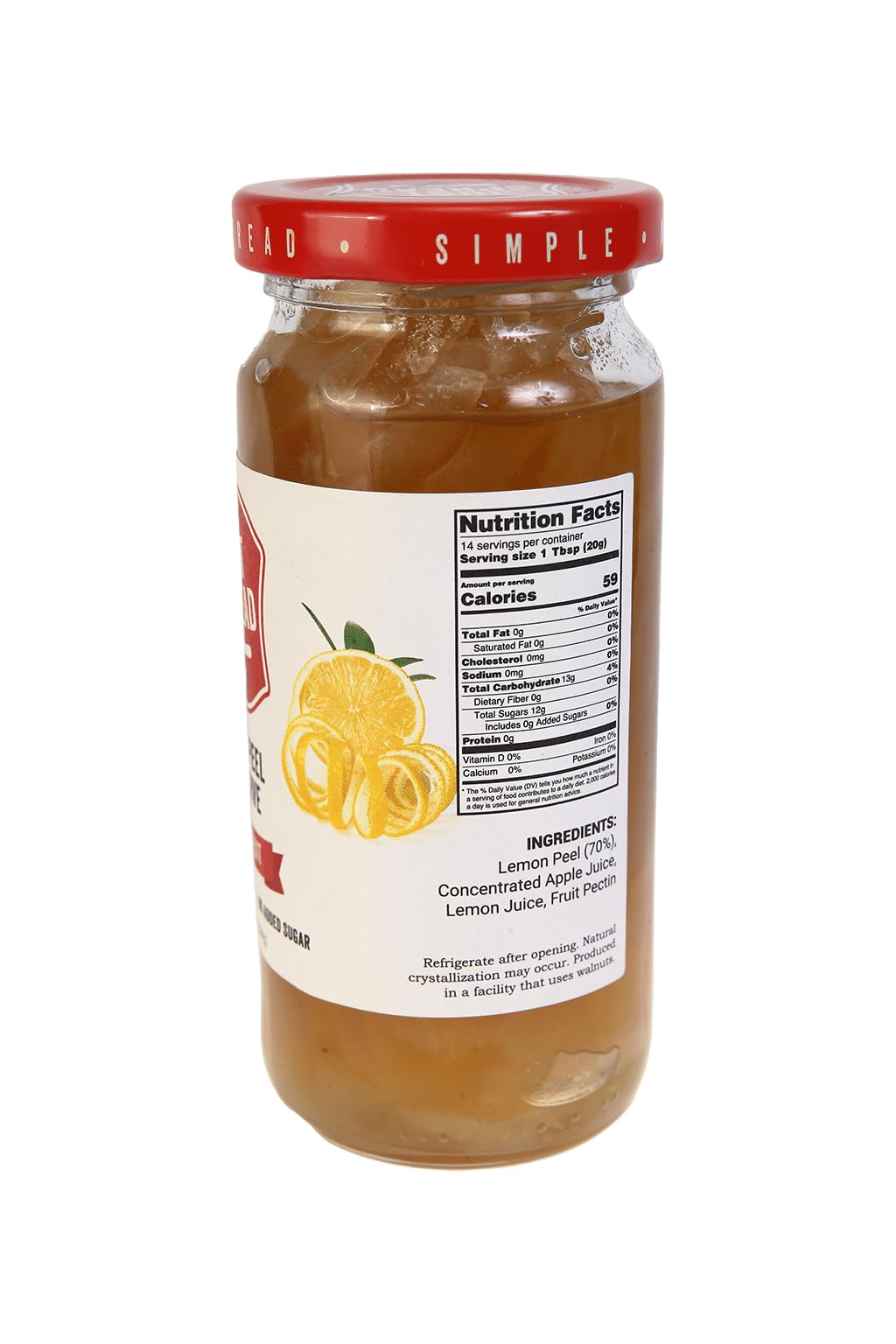 Preserve 100Pct Lmon Peel (Pack Of 6)