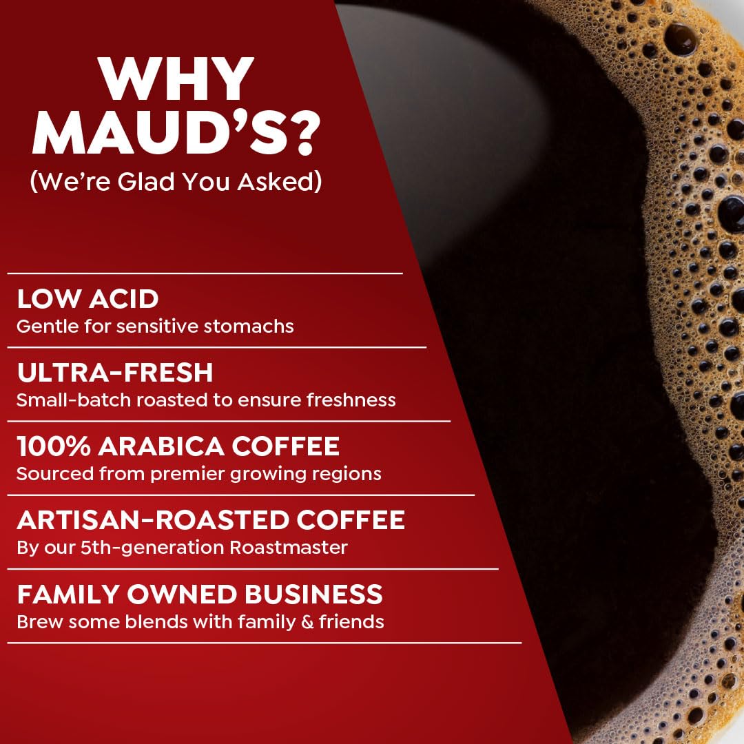 Maud'S Medium Roast Coffee Pods, 200 Ct, Recyclable Single Serve Pods - 100% Arabica Coffee, Compatible With Keurig K Cups Maker