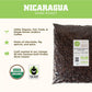 Tiny Footprint Coffee - Fair Trade Organic Nicaragua Segovia Dark Roast | Whole Bean Coffee | USDA Organic | Fair Trade Certifie