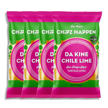 Chipz Happen Dakine Tortilla Chips (Pack of 4) (Chili Lime)