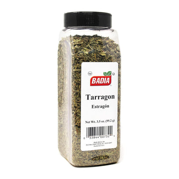 Badia Tarragon 3.5 oz - Aromatic & Sweet, French Inspired Flavor - Dried Tarragon Leaves, Gluten Free & Kosher