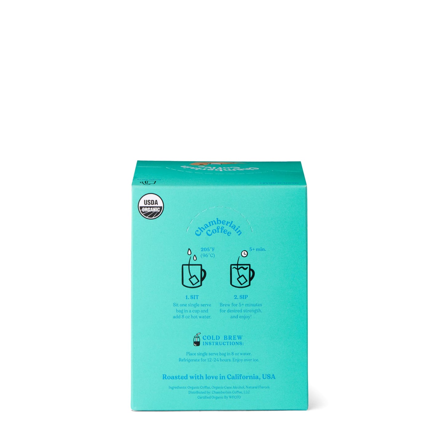 Chamberlain Coffee Sweet Otter Cake Batter Cold Brew Singles With Notes Of Vanilla & Frosting - 10 Single Serve Cold Brew Sachet