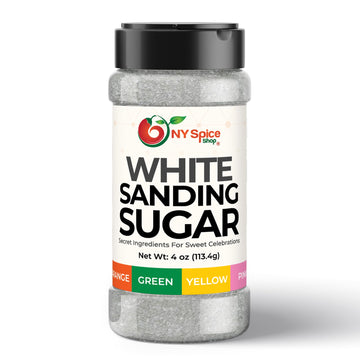 NY Spice Shop Sanding Sugar for Memorial Day - 4 Ounce Sweet Colorful Edible Sprinkles For Candy Dish - Chocolate Sprinkles For 