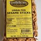 Golden Flavor Sesame Sticks - Unsalted - 3 pounds total - (4) 12 ounce bags