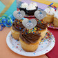 GRAPHICS & MORE Cupcake Picks Set of 6, Acrylic, John Jay College of Criminal Justice, Heart Love Design, Model CUPT.HRT.ACR.6PK.CLCJJC500B