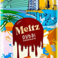 Meltz Pistachio Chocolate Cheesecake Bar 192g - Milk Chocolate, Crispy Kataifi, Individually Wrapped, elegant Dubai Treat