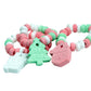 Christmas Candy - 24 Holiday Themed Candy Bracelet Stocking Stuffers Individually Wrapped Bulk - Santa, Christmas Tree, Snowman