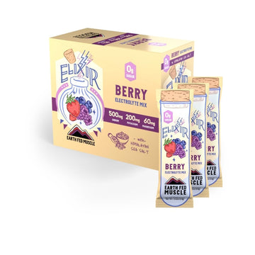 Elixir Berry Electrolyte Packets - Zero Calorie, Sugar-Free, 30 Sticks