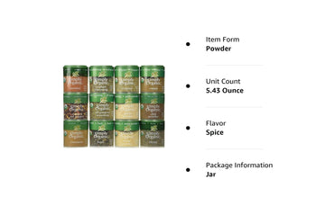 Generic Simply Organic Starter Spice Gift Set, 0.33 Ounce (Pack Of 12)
