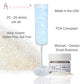 Sip & Shimmer Edible Glitter for Drinks – Clear Drink Glitter, Small Size, Food-Grade, Kosher, Nut-Free, Gluten-Free, Model 123-456