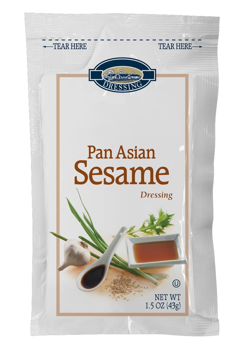 Salad Dressing 1.5 Oz. Packet | Pack Of 12 | (Pan Asian Sesame)