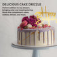 Pistachio-Flavored Cake Drizzle By Chefmaster, Edible Cake Drip Frosting For Decorating, Drip For Cakes, Cupcakes, Cookies, Donu