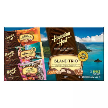 Hawaiian Host Island Trio Chocolate & Macadamia Pack