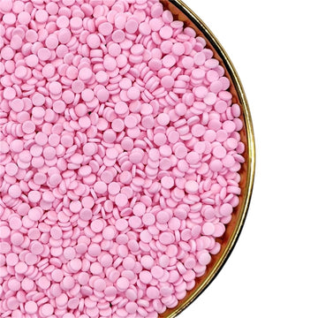 NIPEOR Pink Sprinkles Confetti Sprinkles 3.53oz/100gEdible Sprinkle Topping Confetti Sprinkles, Round Sprinkles for Cupcake Cake