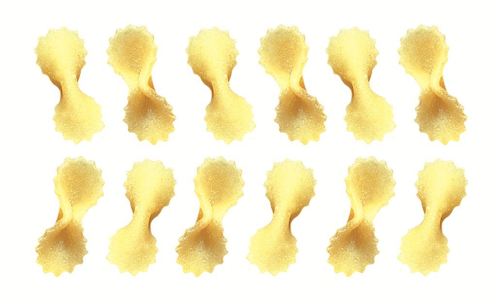 De Cecco Pasta No.95 Made In Italy High In Proteing & Iron Bronze Die, Farfalline, 16 Ounce (Pack Of 5)