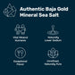 Baja Gold Mineral Sea Salt, Natural Grain Crystals, 5 Lb. Bag