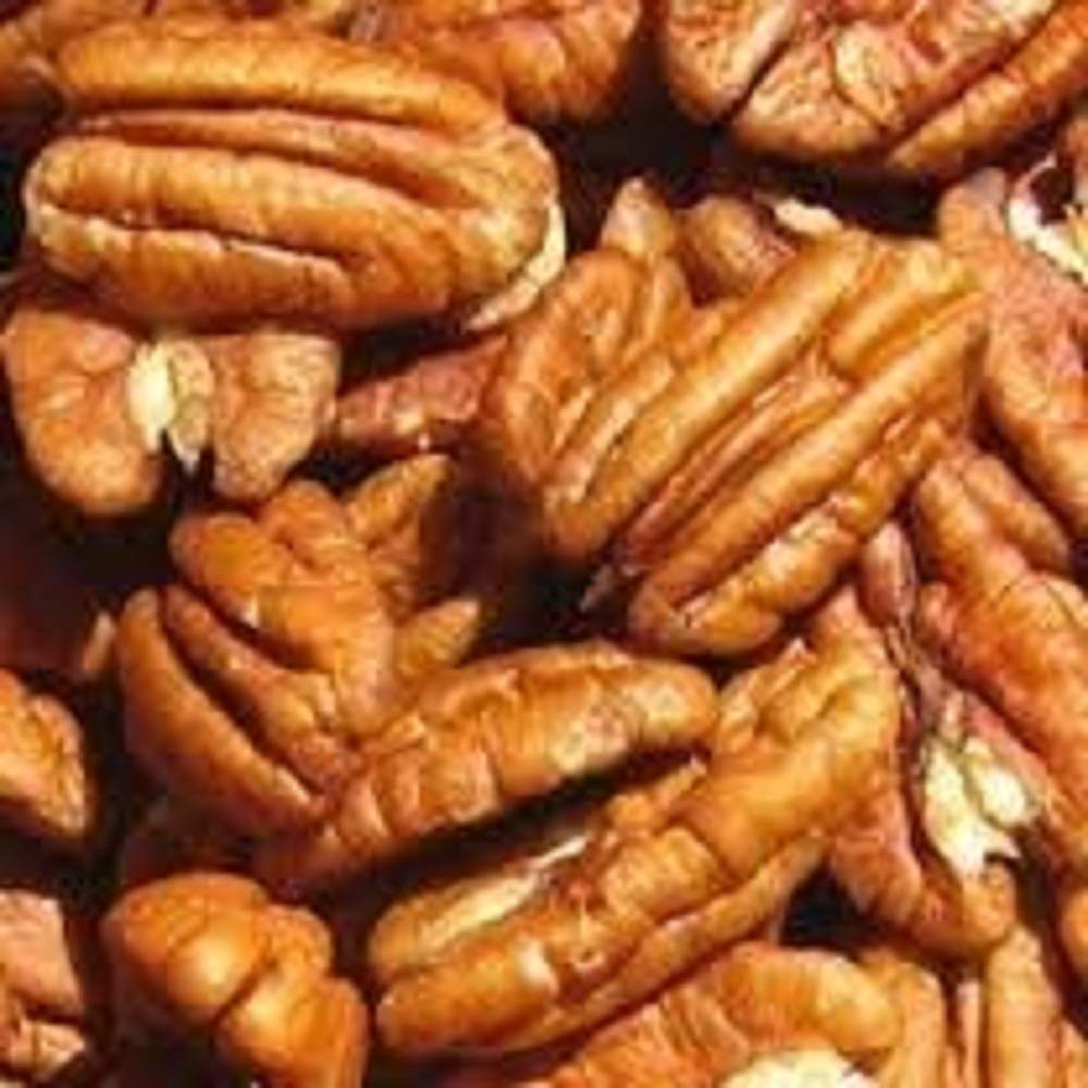 Whole, Shelled & Raw Georgia Pecans by Farm Fresh Nuts | 1 LB Bag of Southern Tastiness | Unsalted & Handpicked for Freshness |