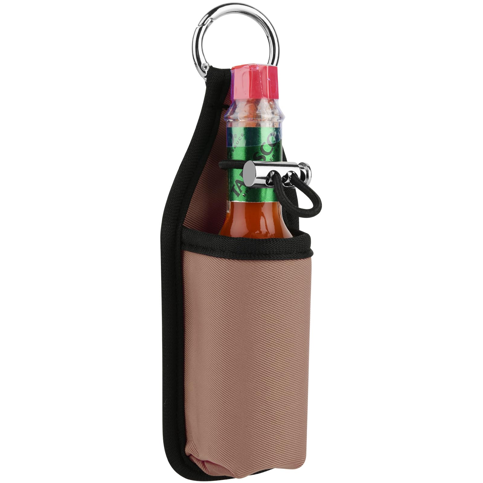 Beautyflier 2Oz/60Ml Hot Sauce Sleeve Holder, Portable Bottle Belt Holder For Tabasco Hot Sauce, Sriracha Hot Sauce, Cholula Hot