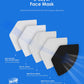 Huheta 50 Packs Kn95 Face Mask, 5-Layer Face Mask Filter Efficiency=95% (Black)