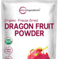 Organic Dragon Fruit Powder, 10oz | 100% Natural Fruit Powder | Freeze-Dried Pink Pitaya Source | No Sugar & Additives | Great F