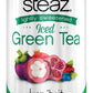 Steaz Organic Lightly Sweetened Iced Green Tea, Super Fruit, 16 Fl Oz (Pack Of 12)