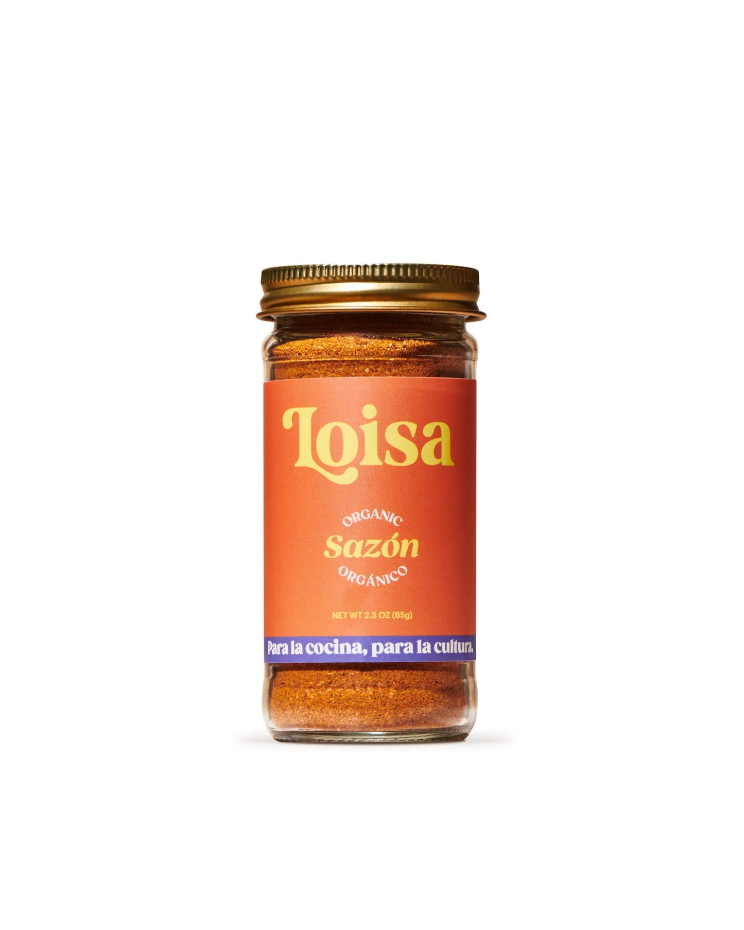 Loisa Saz  n Seasoning, USDA Organic, Non-GMO, No-MSG, No Preservatives, No Artificial Coloring, No Artificial Flavors, 2.3oz, P