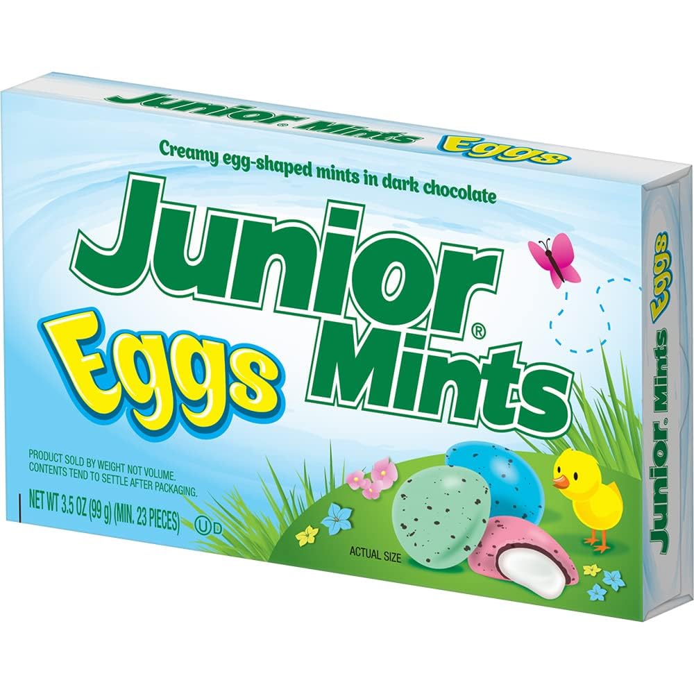 Sweetzo Limited Edition Easter Junior Mint Eggs, Festive Candy, 3.5 Ounces (Pack of 3)
