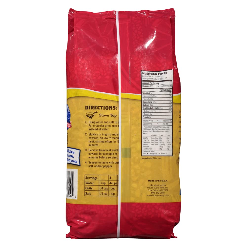 Stone Ground White Grits - 6Pk