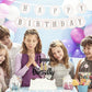 Kaoenla Black Gold Glitter Cake Topper - Happy 14th Birthday, Plastic, 14th Model
