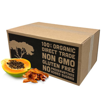 Mavuno Harvest Papaya Dried Fruit Snacks | Organic Dried Papaya Slices | Gluten Free Healthy Snacks for Kids and Adults | No Sug
