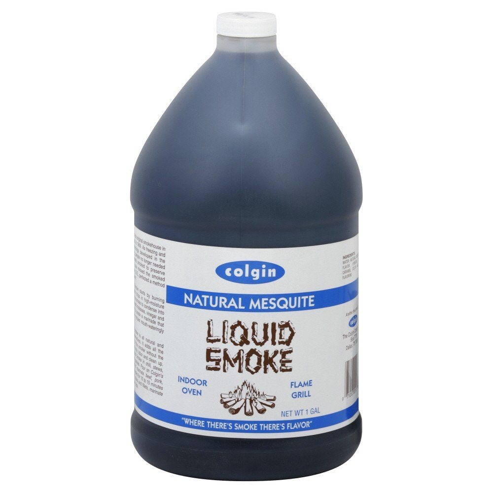 Colgin Mesquite Liquid Smoke - 128 Fl Oz for BBQs, Grilling & Marinades, Authentic Flavor for Home Cooks, Perfect for Dips & Seasoning