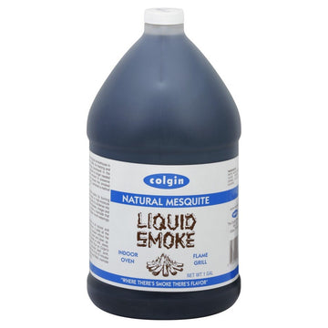 Colgin Mesquite Liquid Smoke - 128 Fl Oz for BBQs, Grilling & Marinades, Authentic Flavor for Home Cooks, Perfect for Dips & Seasoning