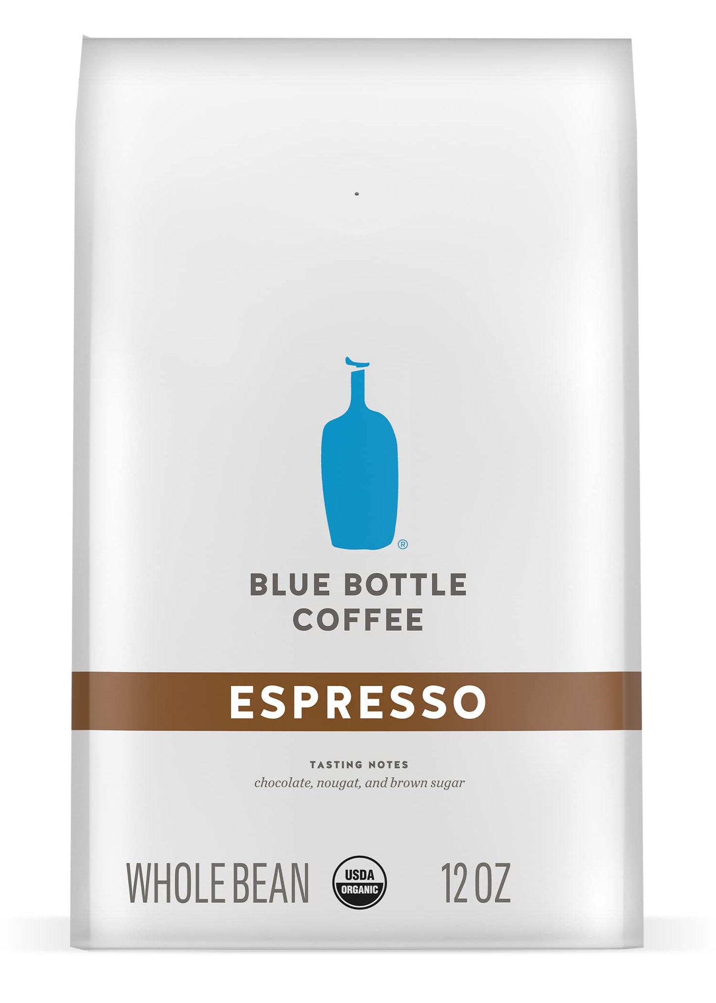 Blue Bottle Coffee Whole Bean Espresso Dark Roast, 12 oz bag, Pack of 6